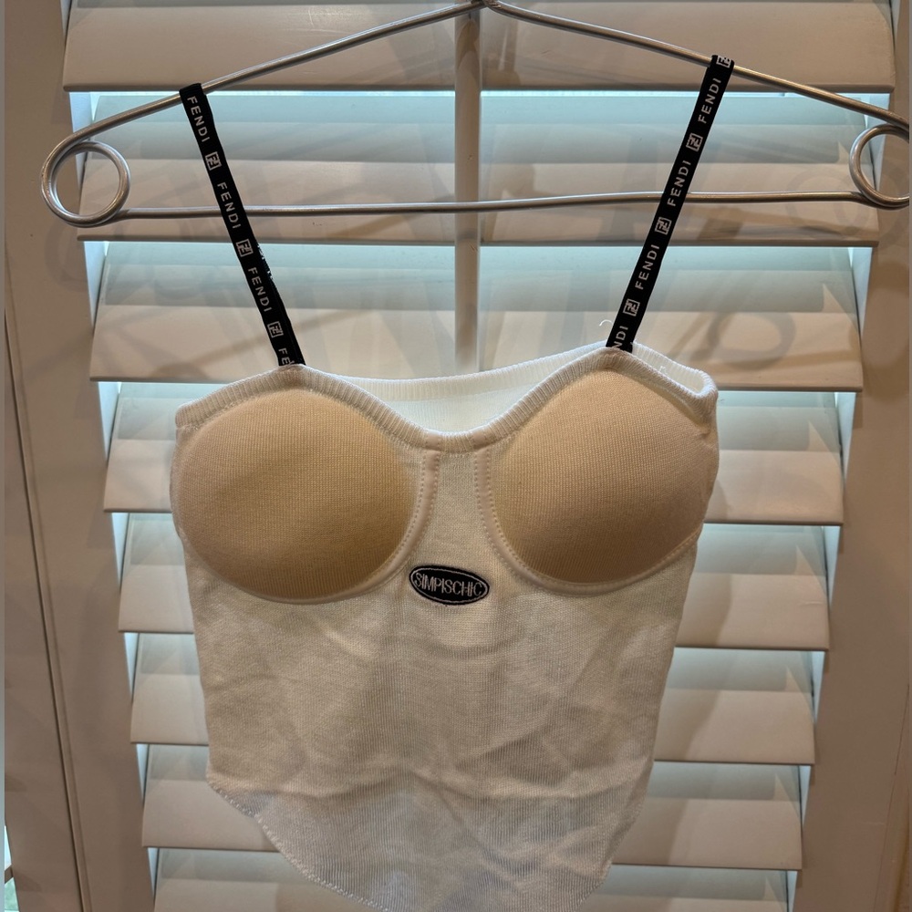 3/$15 NWOT Y2K White Knit Tank Top